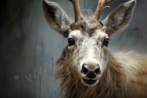 Bock steinbock ziege geweih horn capricorn ibex buck goat bock