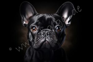 Französische Bulldogge hund, dog, rüde, male, female, hündin, she-dog, "male dog" hundeblick, hundeaugen, kopf, nah, schwarz french bulldog