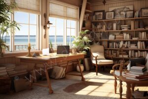 My dream house by the sea - study