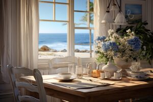 My dream house by the sea - dining table