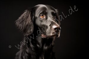 Retriever hund, dog, rüde, male, female, hündin, beagle, jagdhund, she-dog, "male dog", spürhund, hundeblick, hundeaugen, kopf, nah, flat coated black schwarz