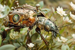 steampunk, mechanisch, mechanical, technik, technic, roboter, robots, schraube, rad, wheel, dampf, steam, ki, insekt, insekten, steampunk ,libelle, ki, schmetterling, maschine, roboter, mechanik, symbiose, vintage, futuristisch, retro, insects, dragonfly, bug, beetle, butterfly,