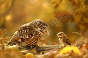 Kauzige Maus maus chimera chimäre mouse gestaltwandler shape shifter kauz eule owl sperlingskauz