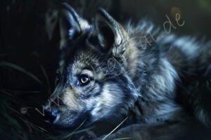 Wolfswelpe canis lupus wald tundra rudel alpha welpe isegrim raubtier wolf canis lupus forest tundra pack alpha pup isegrim predator wolf